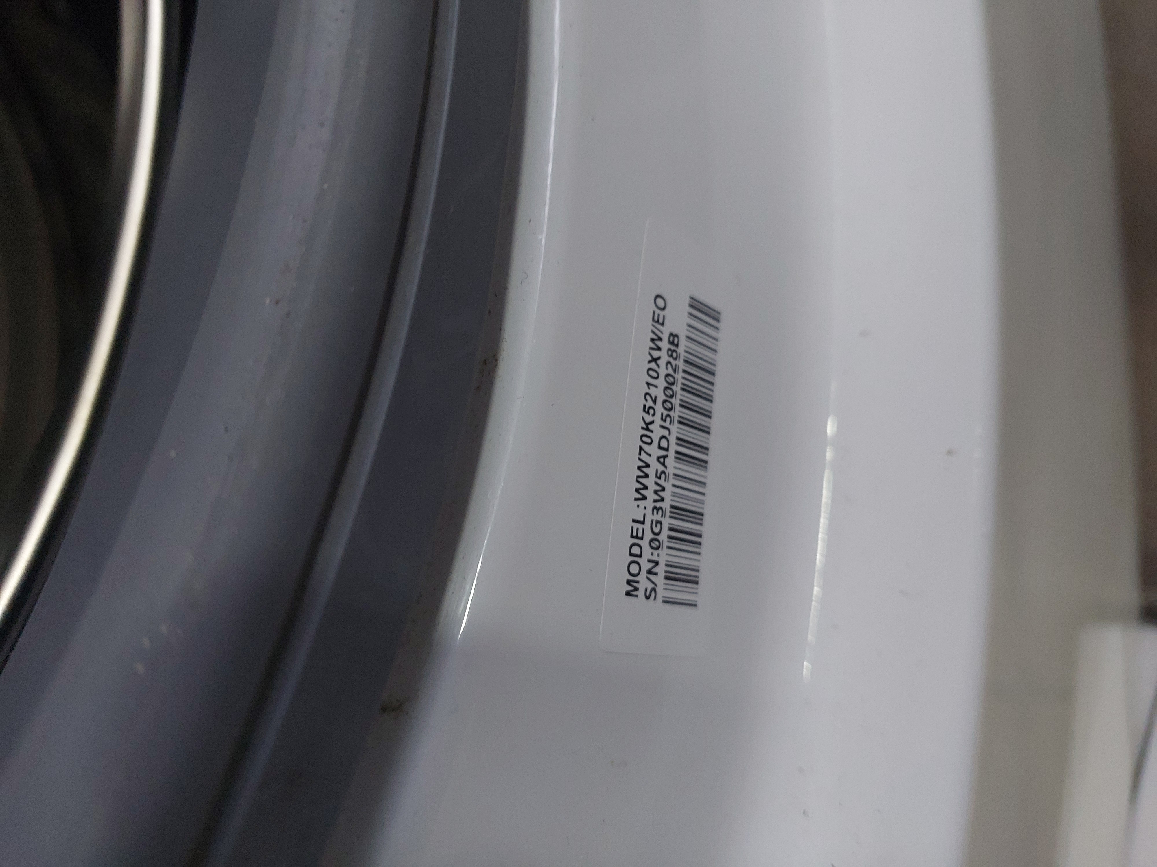 Пральна машина Samsung WW70K5210XW Image