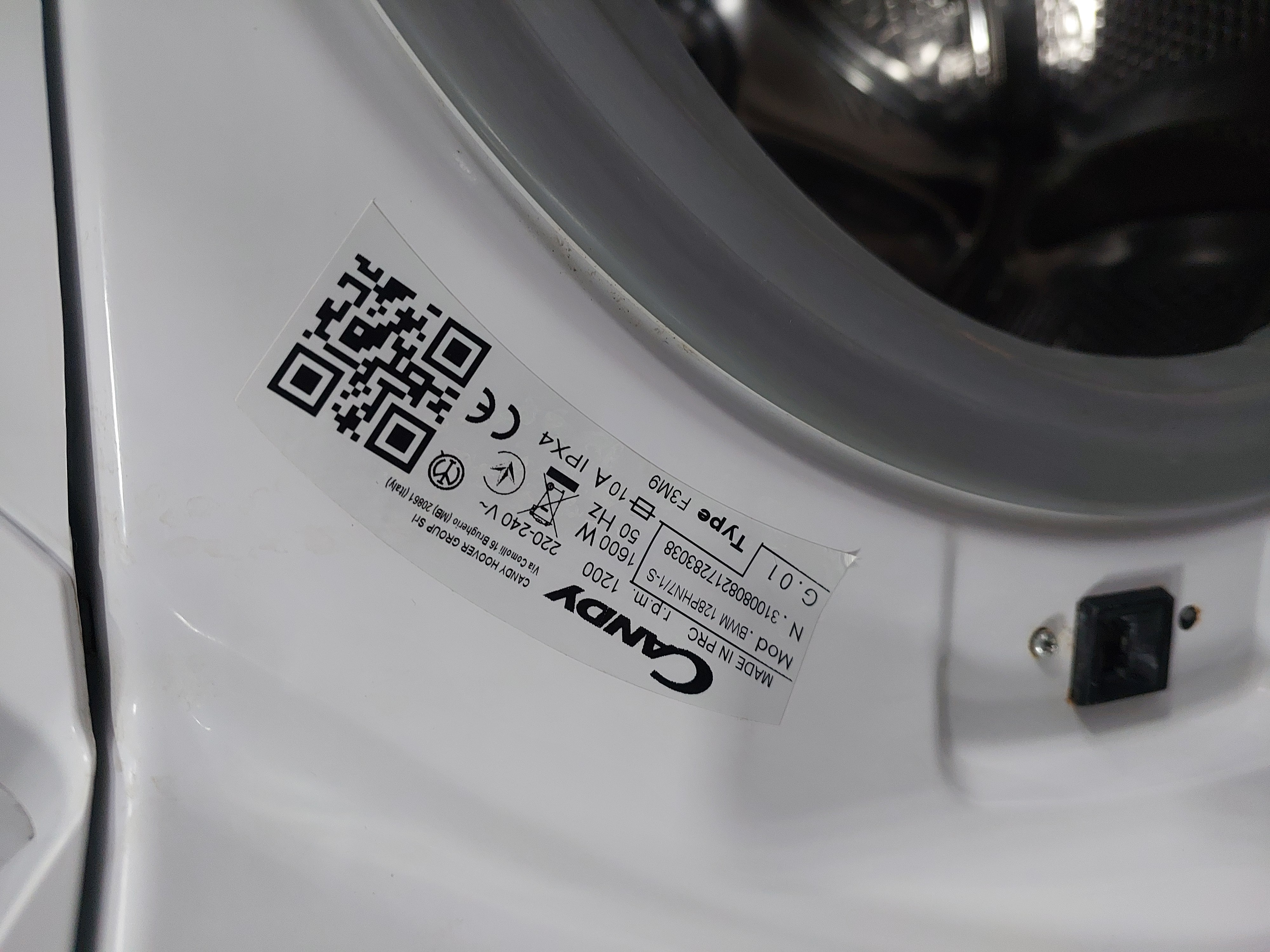 Пральна машина Candy BWM 128PHN7/1-S Image