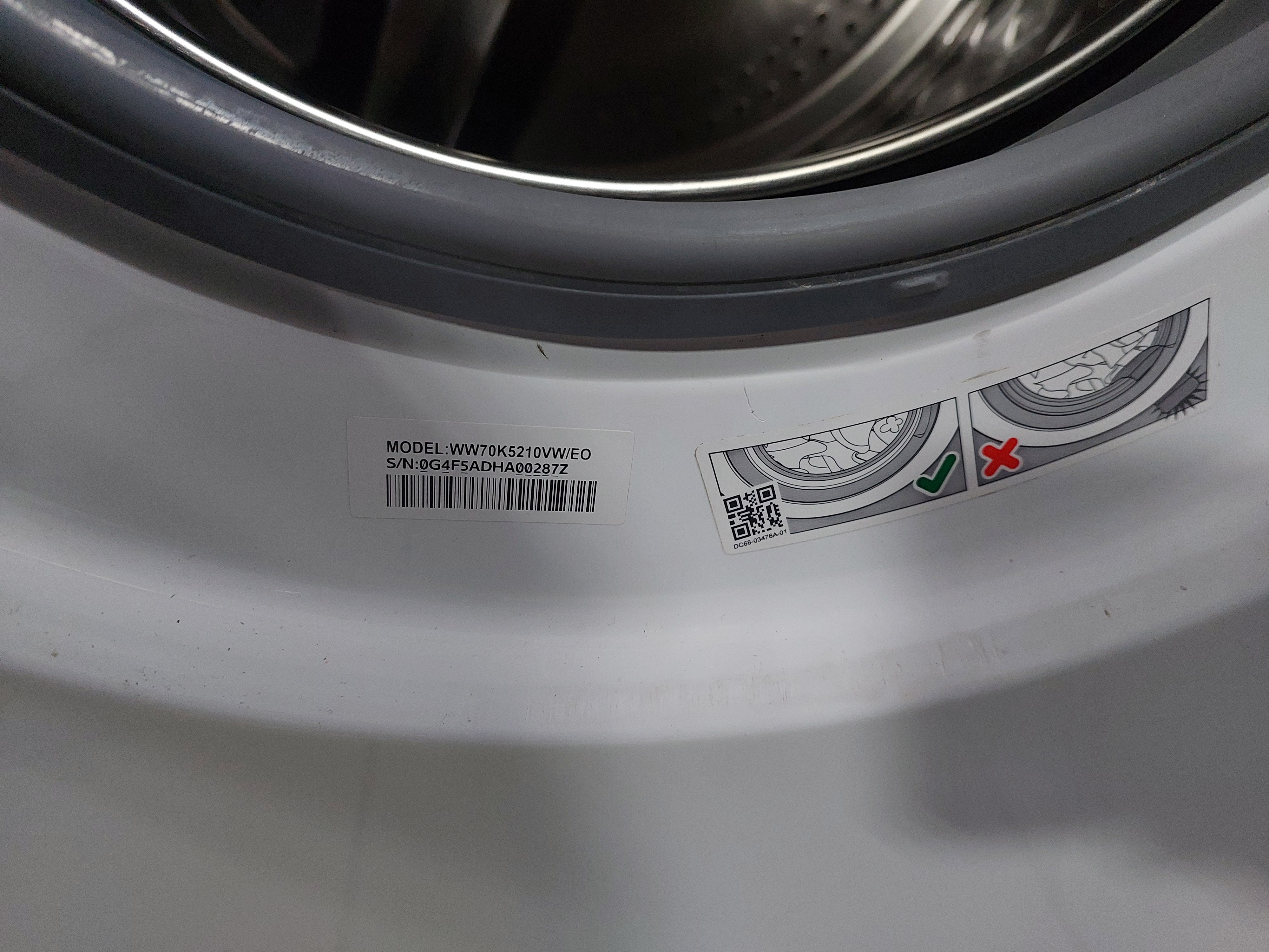 Пральна машина Samsung WW70K5210VW Image