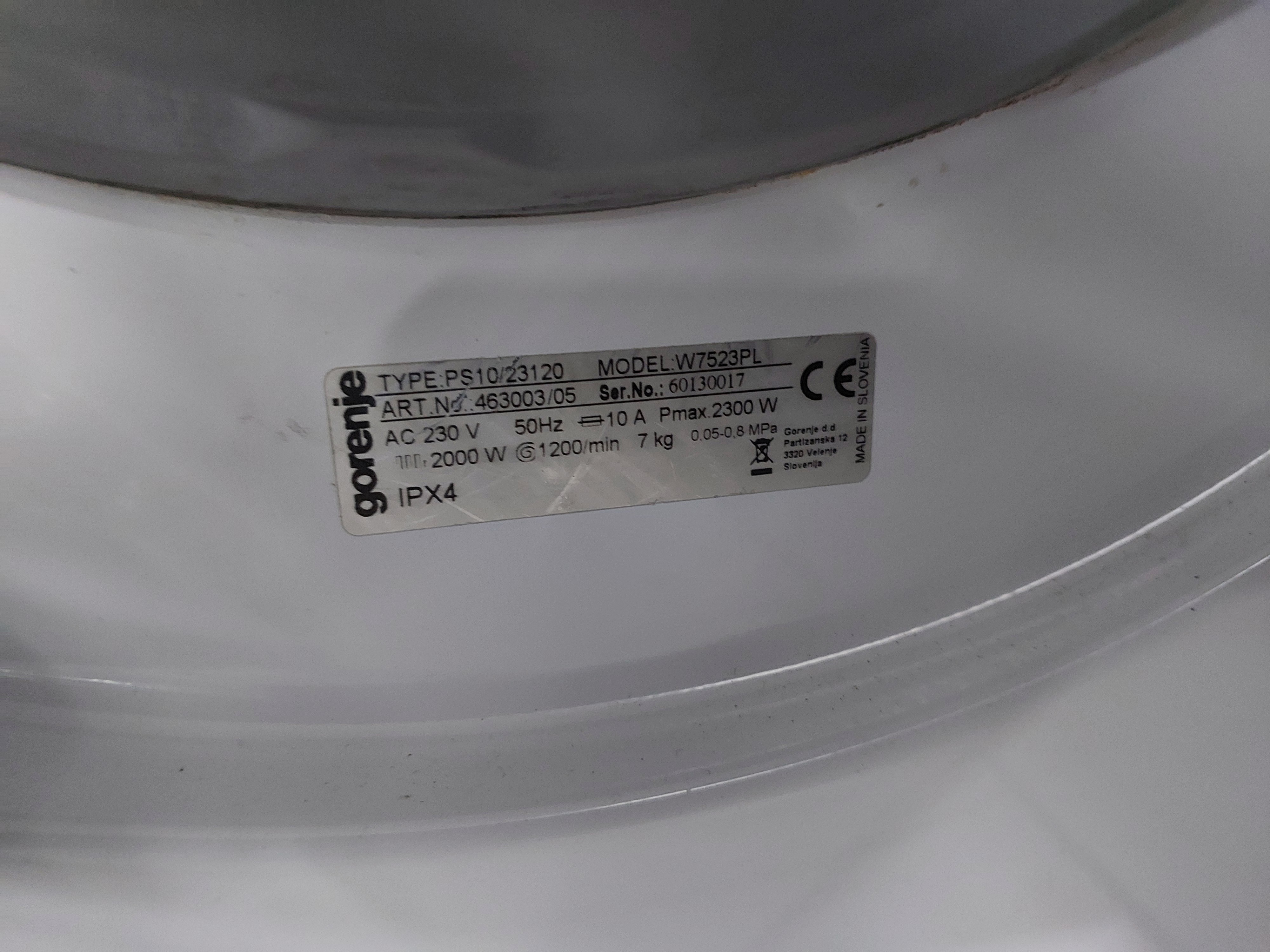 Пральна машина Gorenje W7523PL Image