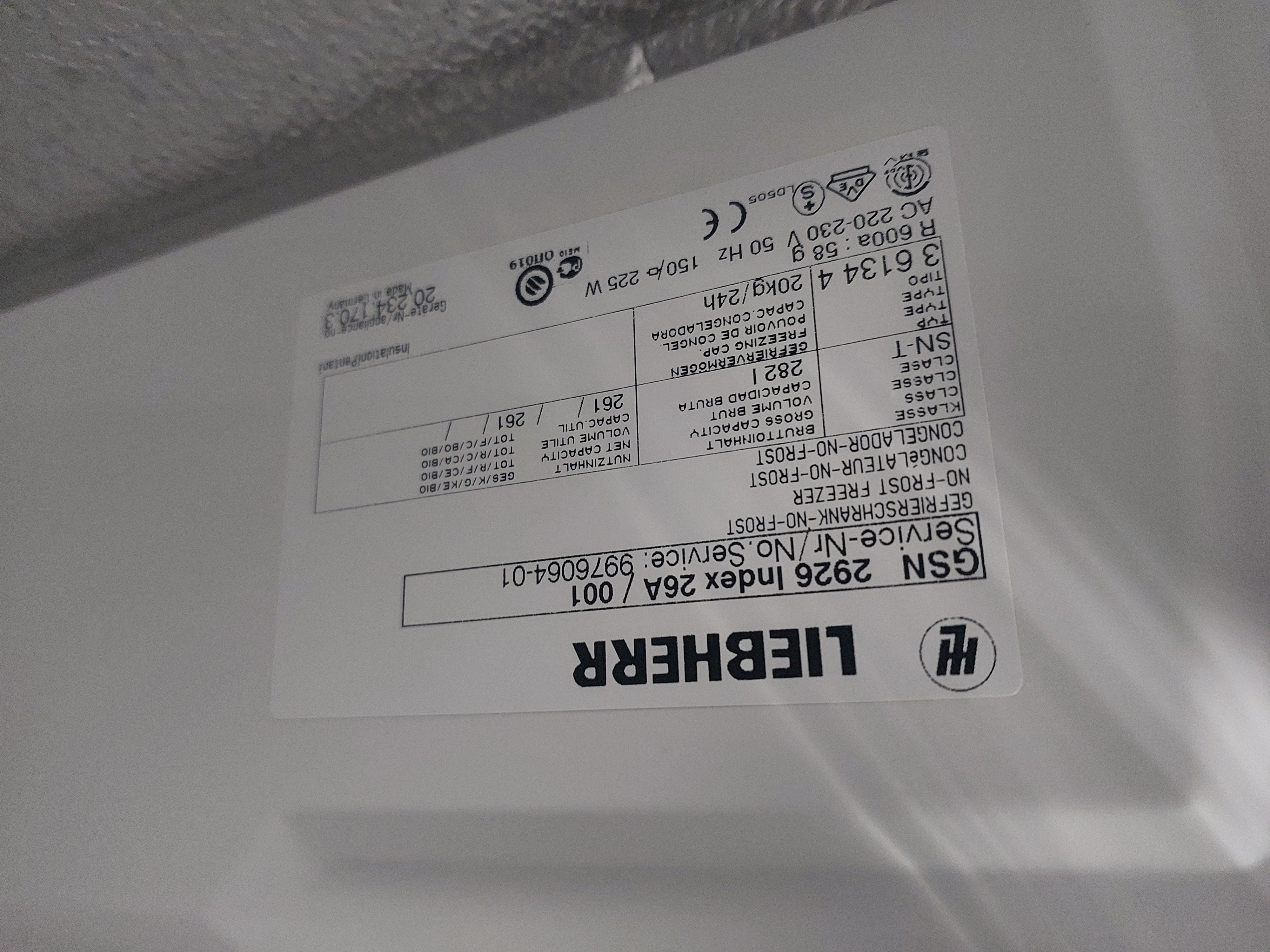 Морозильна камера Liebherr GSN 2926 Image