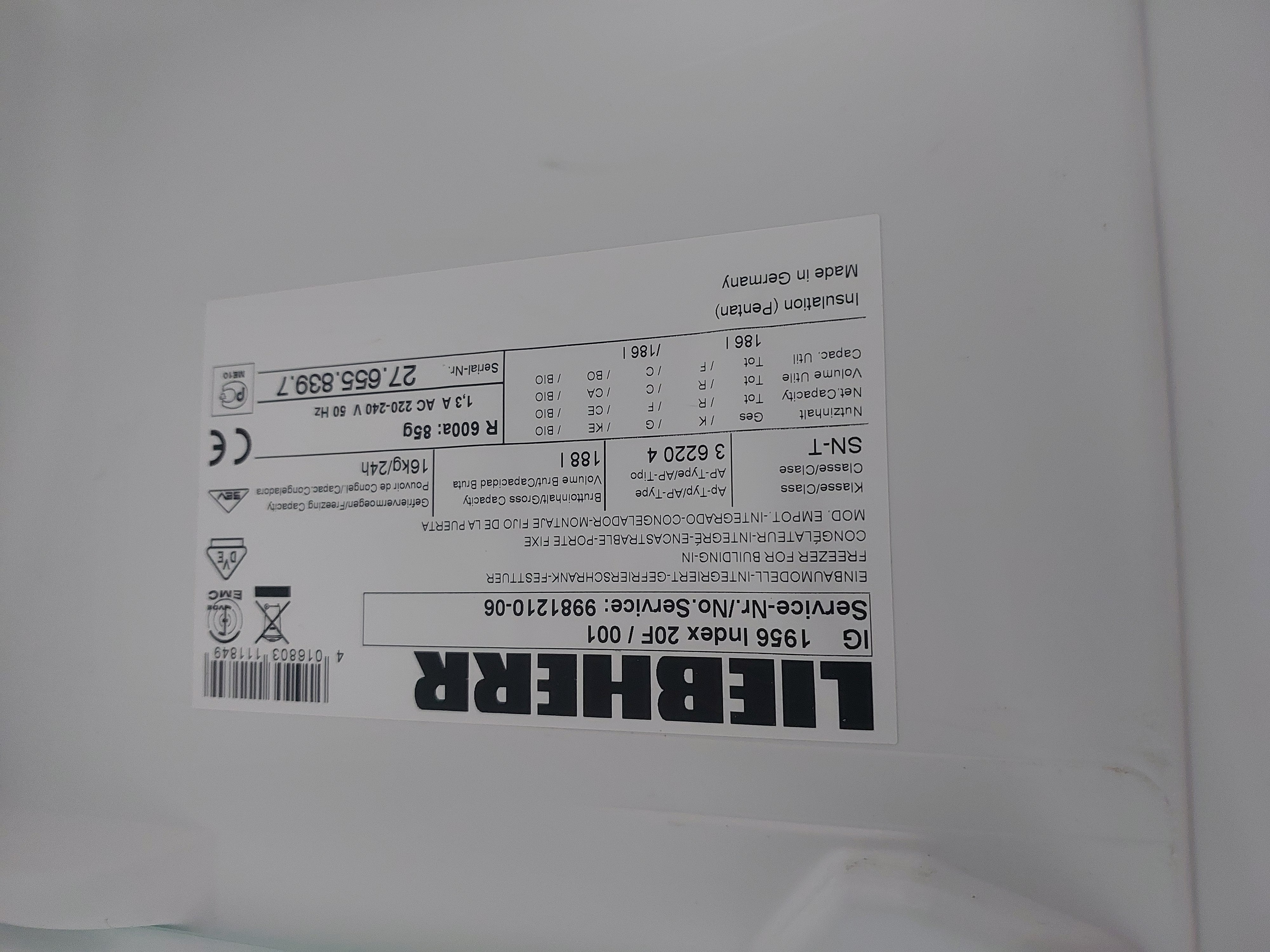 Морозильна камера Liebherr IG 1956 Image