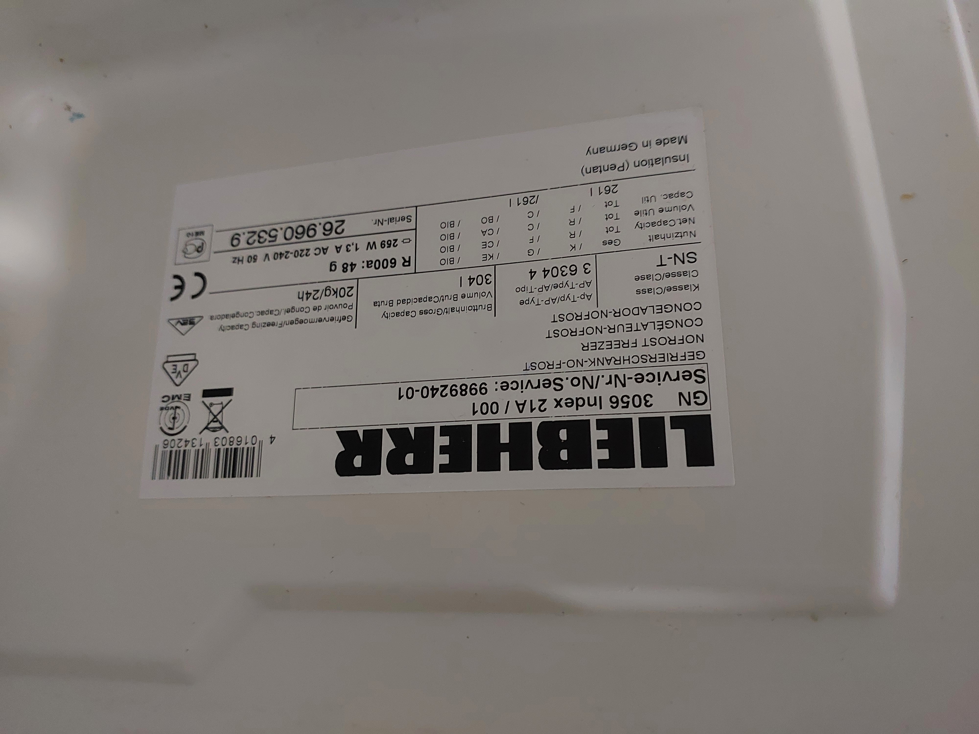 Морозильна камера Liebherr GN 3056 Image