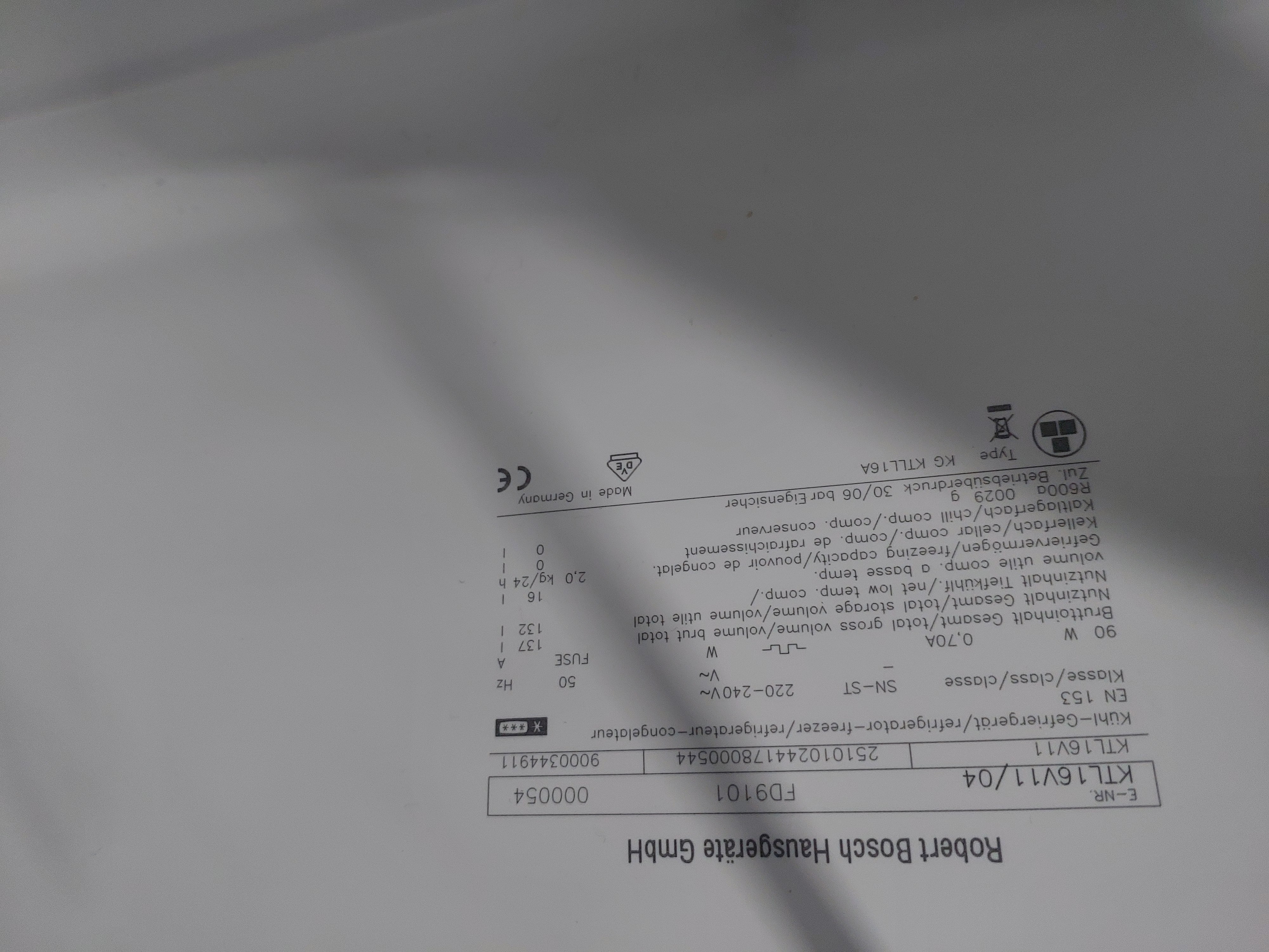 Морозильна камера Bosch 9101 Image