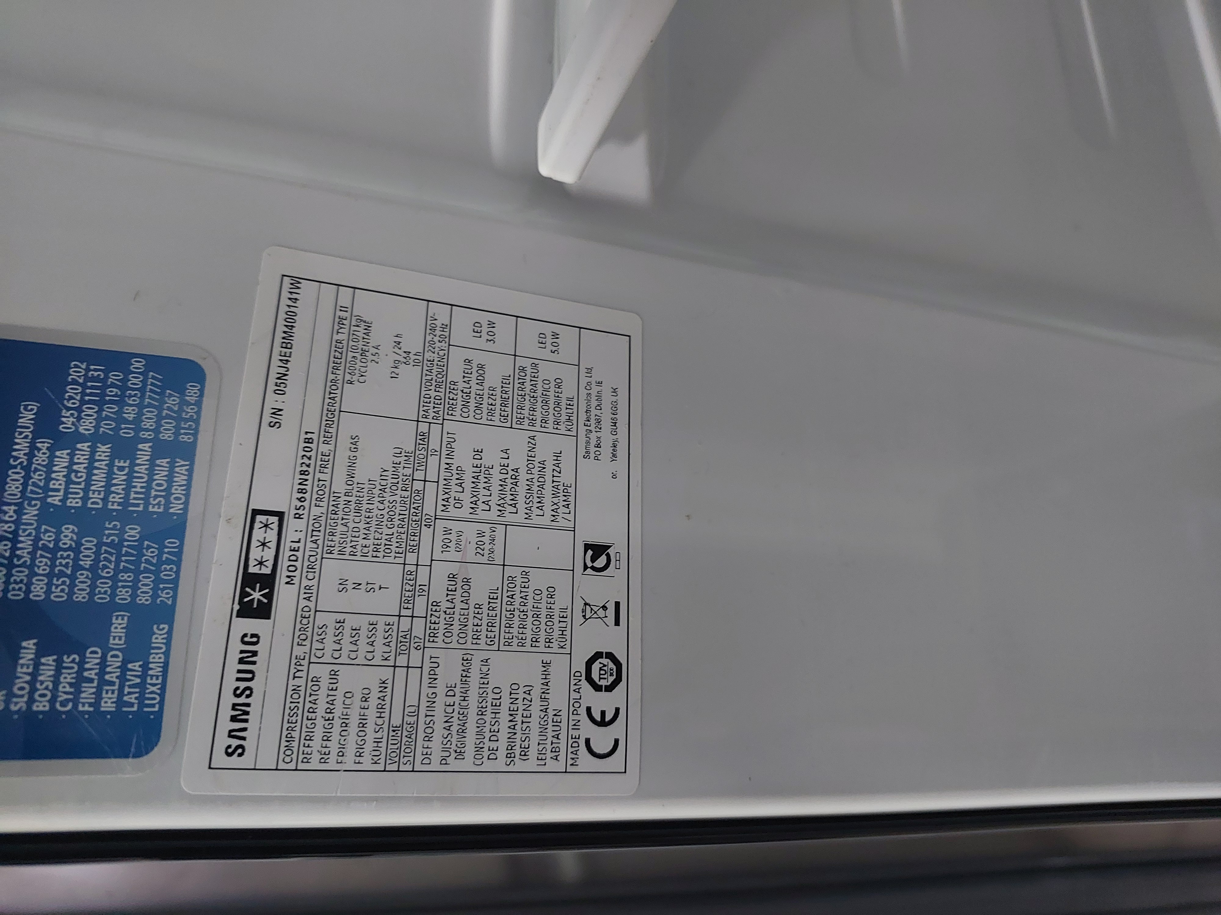 Холодильник Samsung R568N8220B1 Image