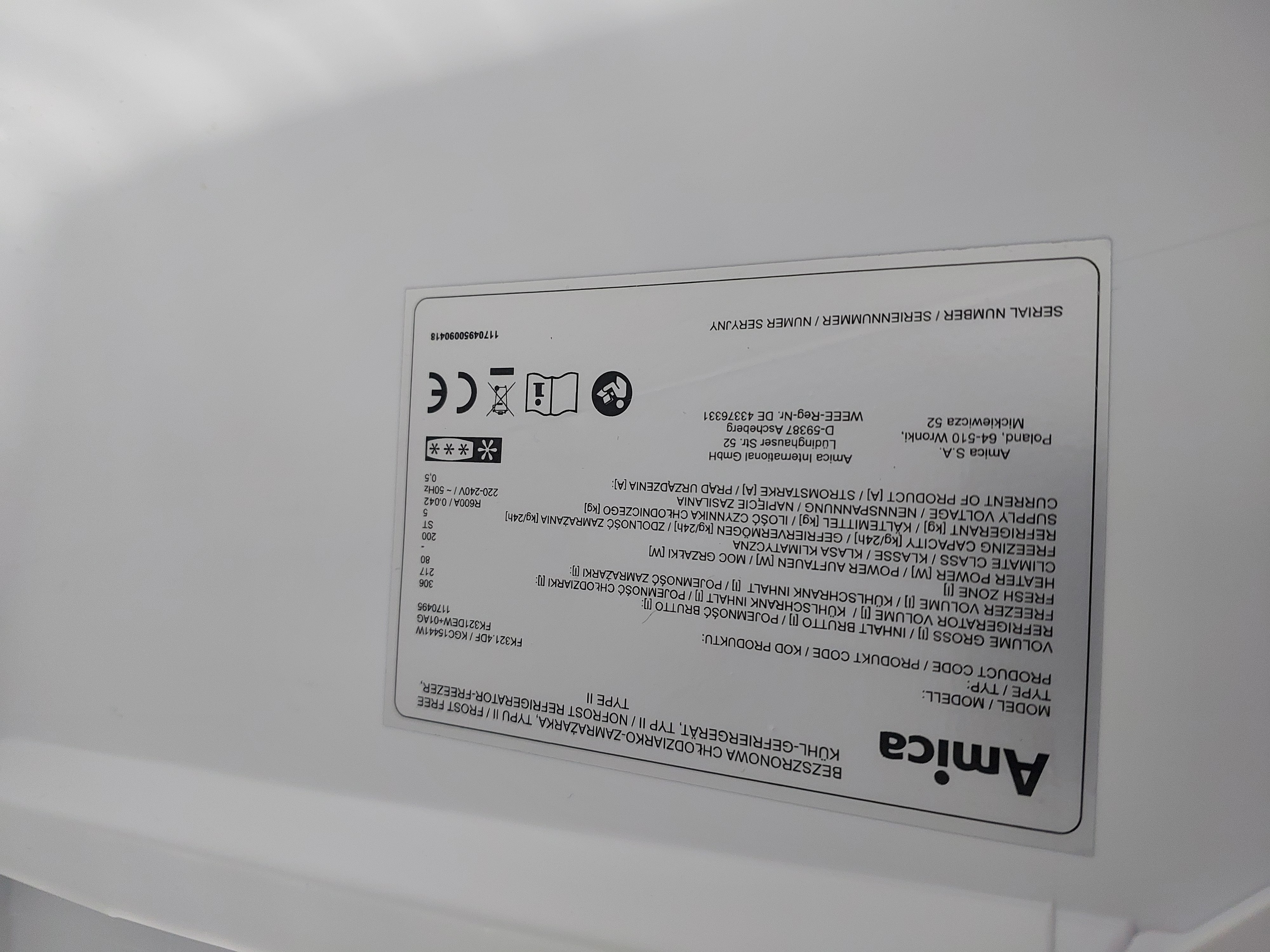 Холодильник Amica Image