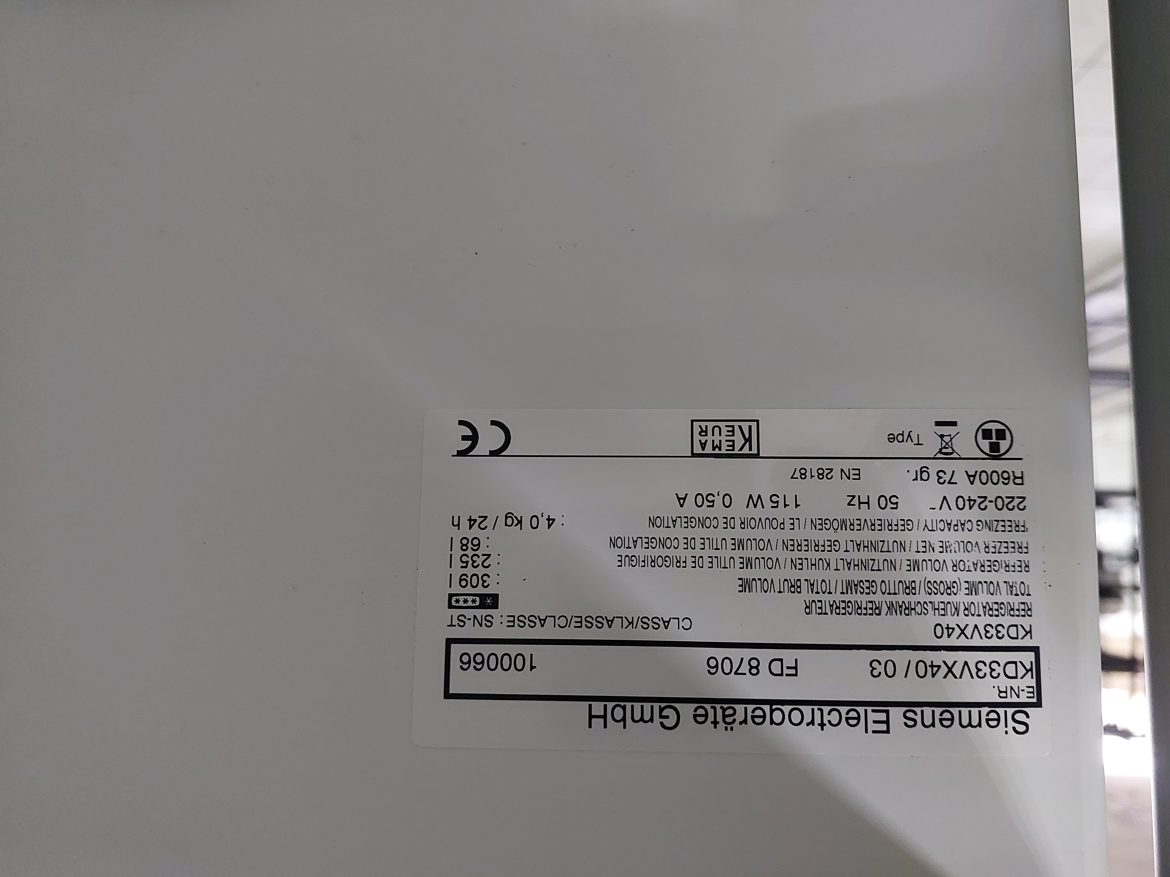 Холодильник Siemens FD8706 Image