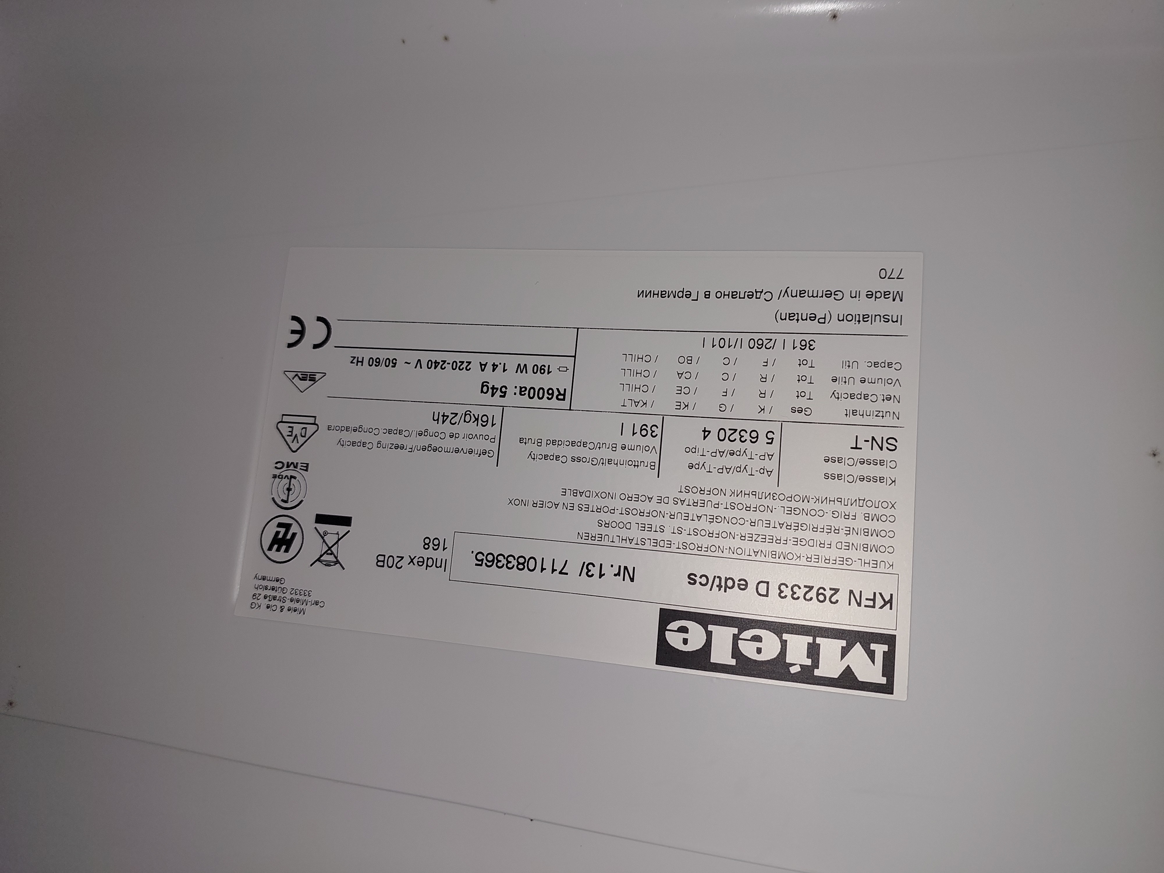 Холодильник Miele KFN 29233 Image