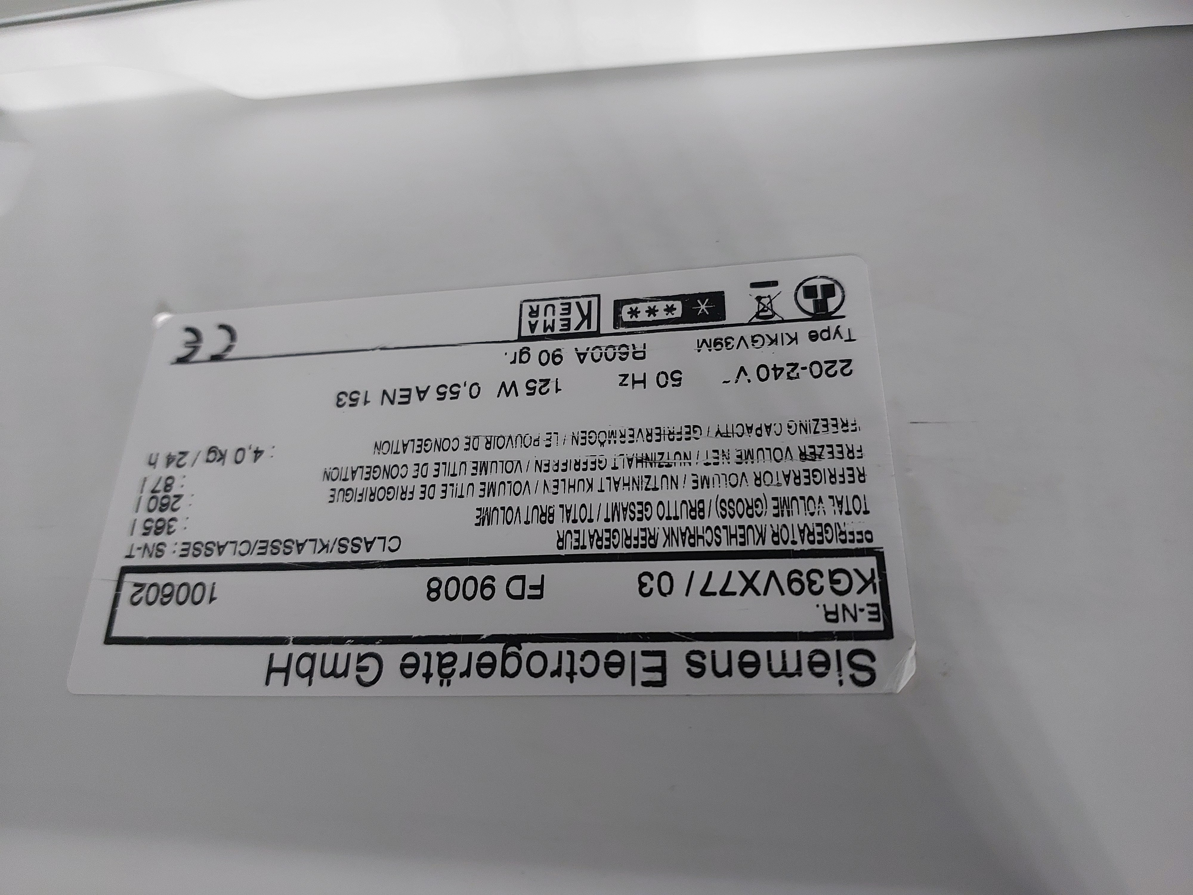 Холодильник Siemens FD 9008 Image