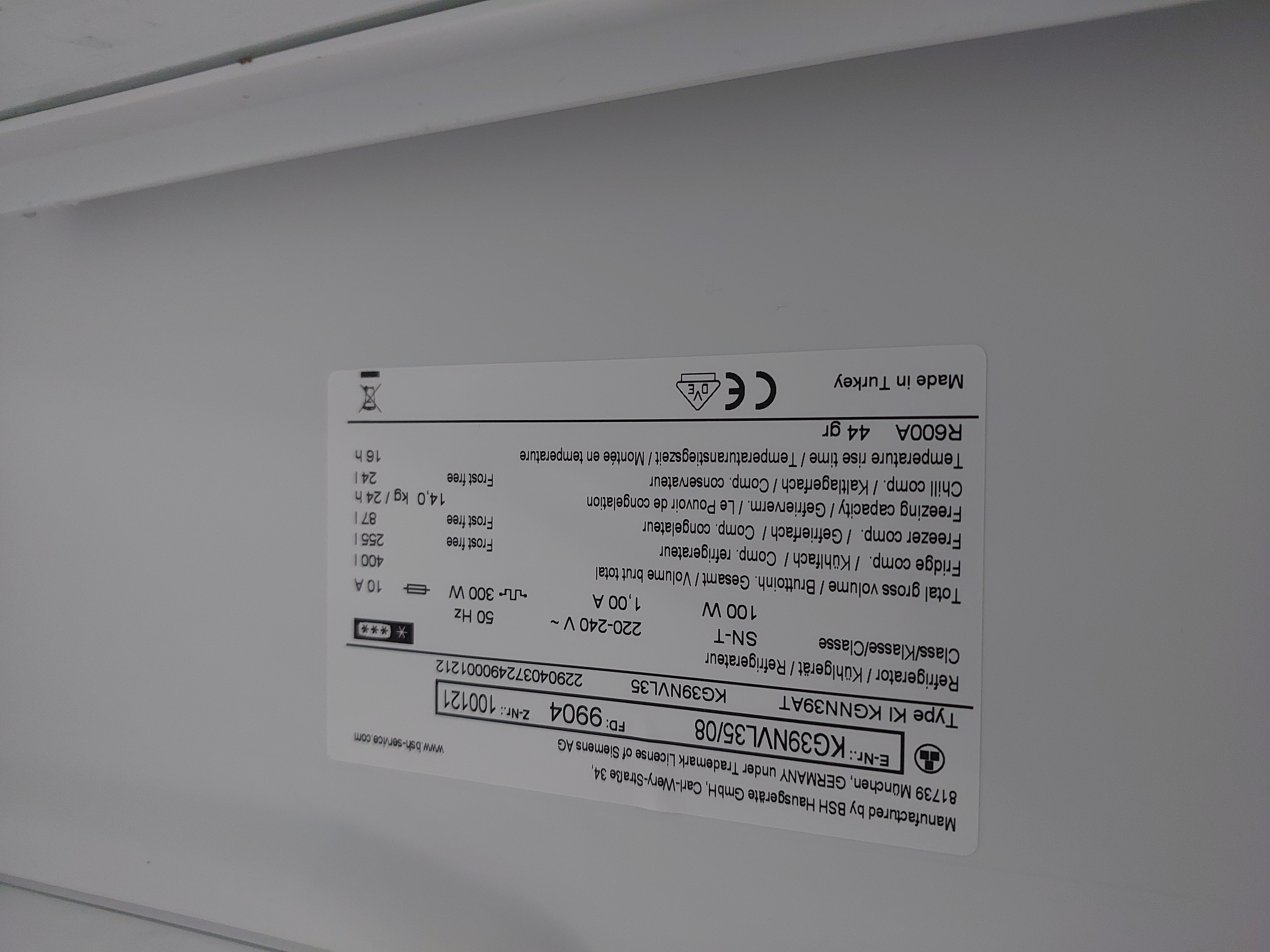 Холодильник Siemens FD 9904 Image