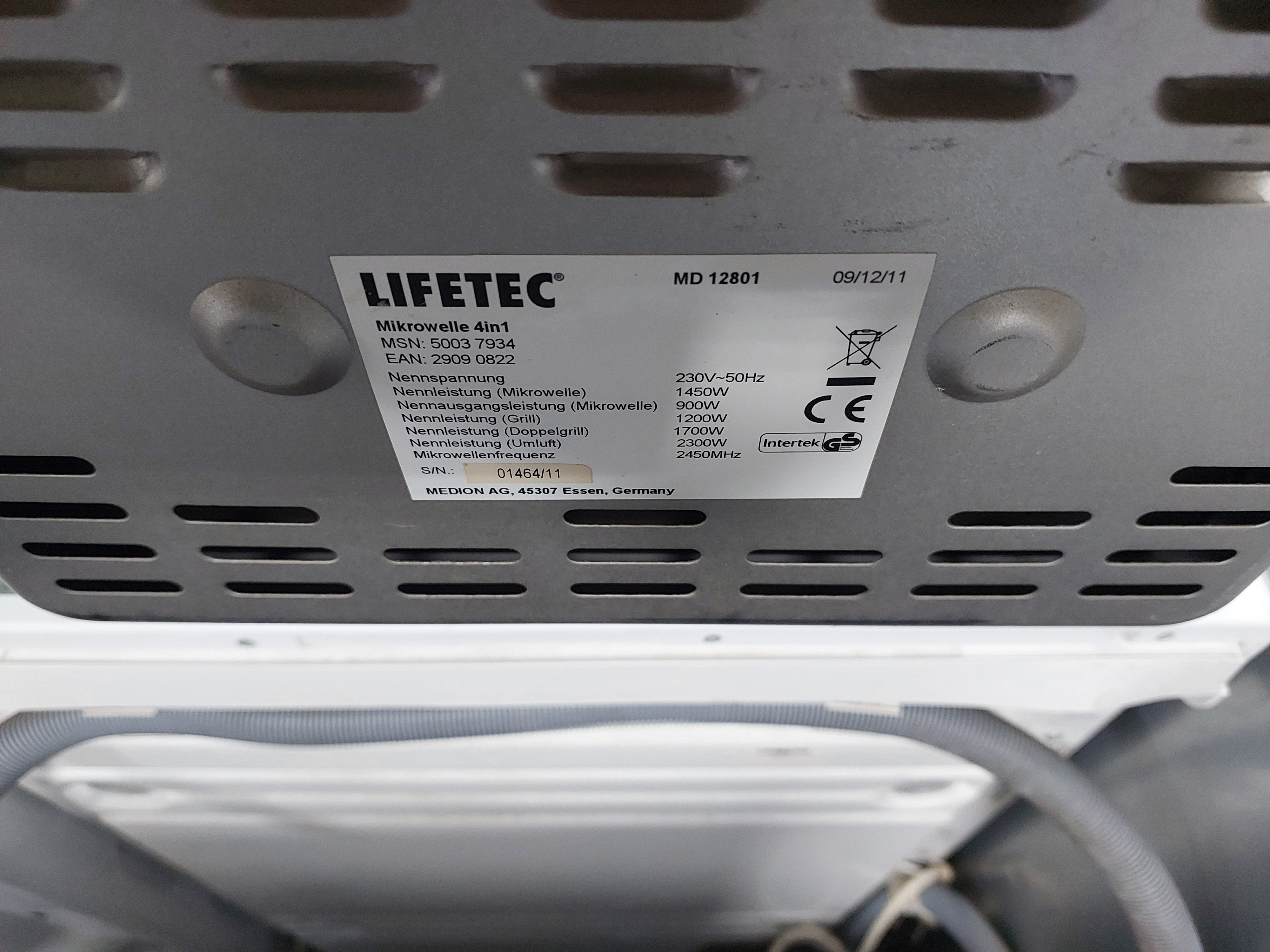 Мікрохвильова піч Lifetec MD 12801 Image