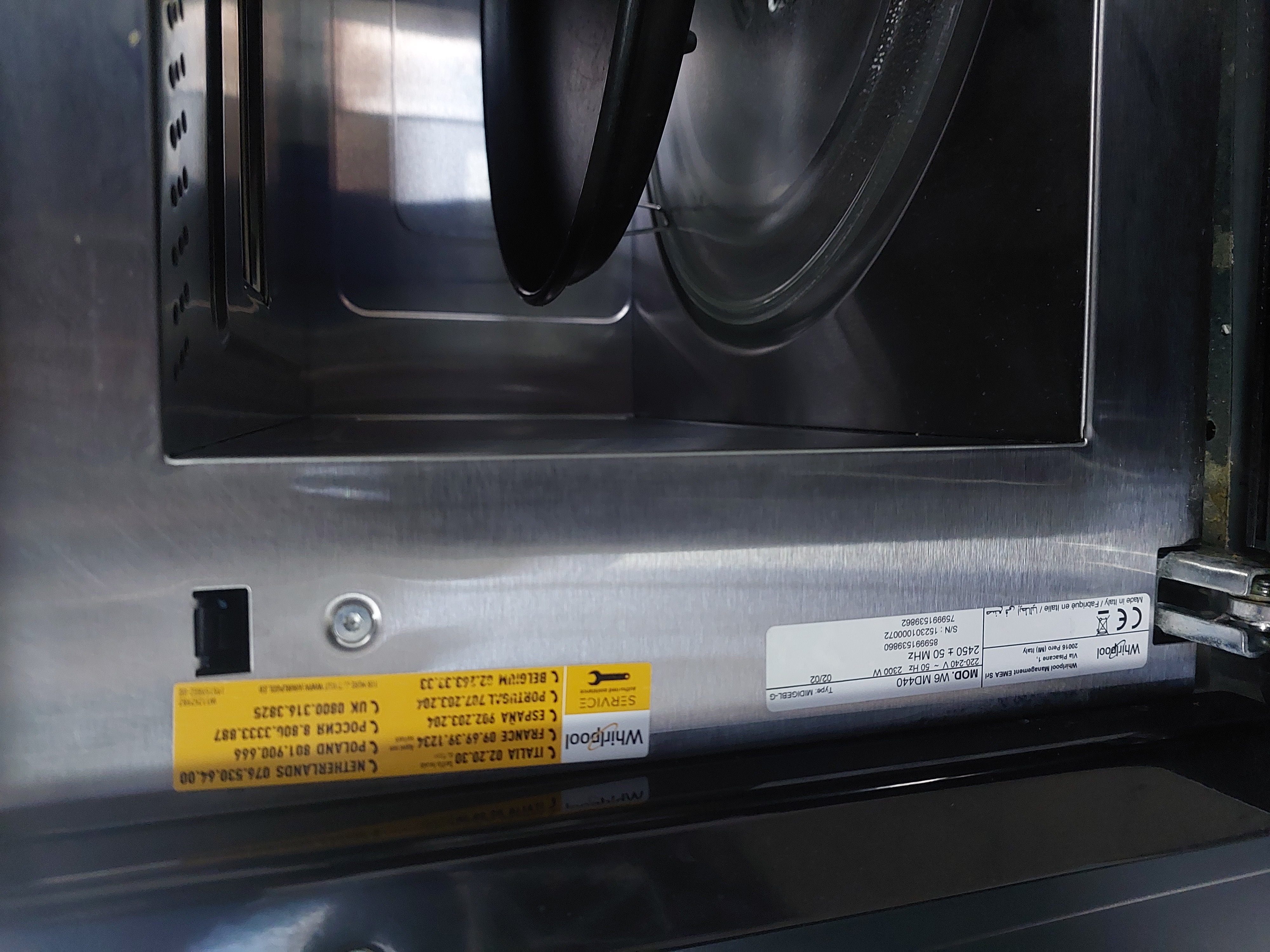 Мікрохвильові піч Whirpool MD440 Image