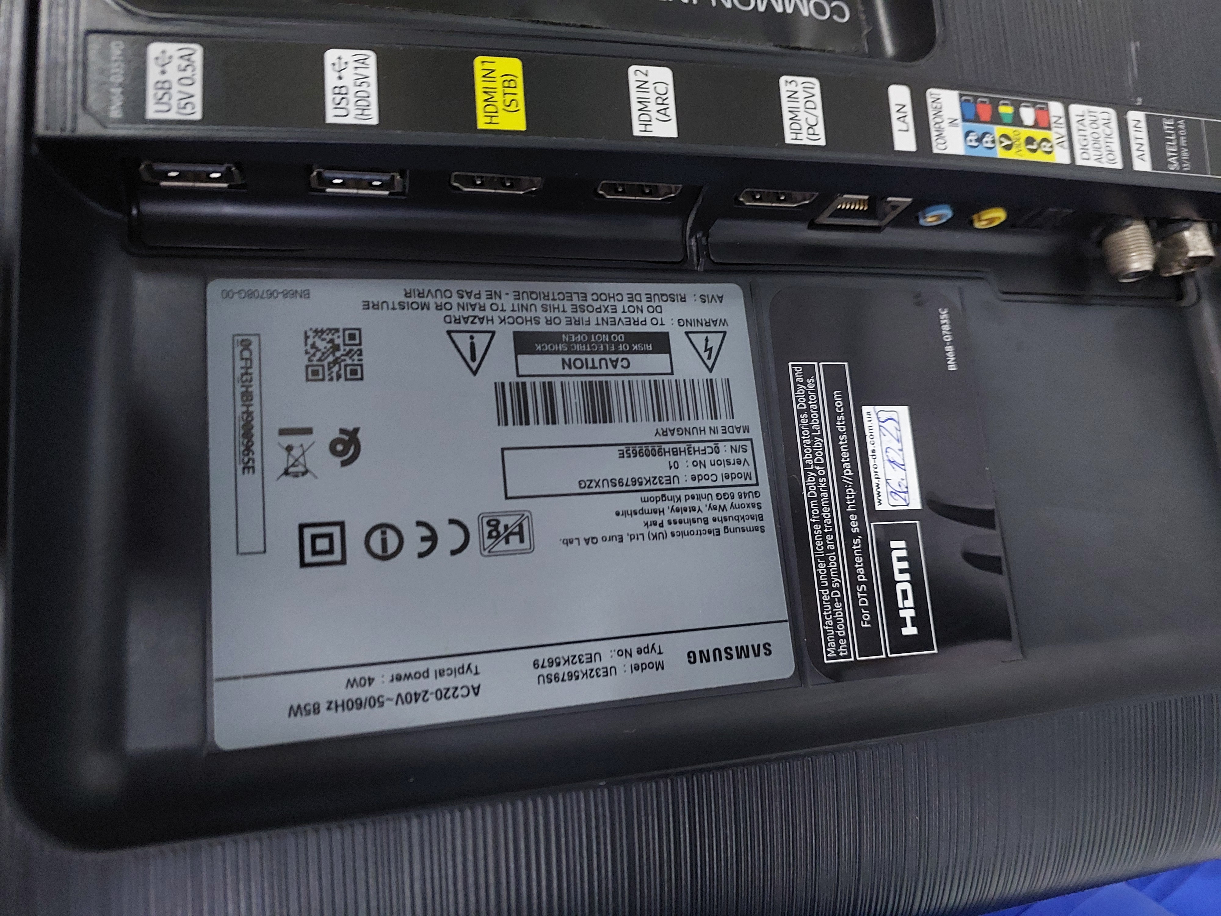 Телевізор Samsung UE32K5679SU Image