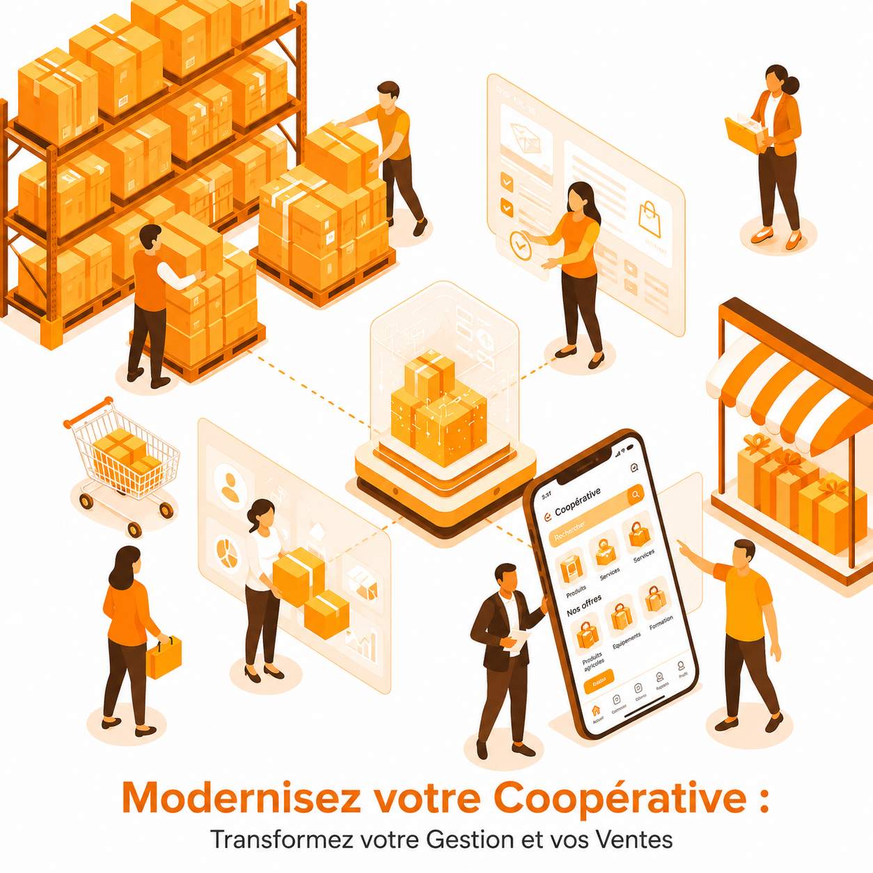 Modernisez votre Coopérative : Transformez votre Gestion et vos Ventes