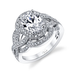 Halo Oval Diamond Ring Halo Oval Diamond Ring