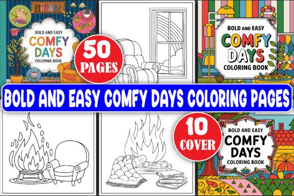 Comfy Days Coloring Book Cover