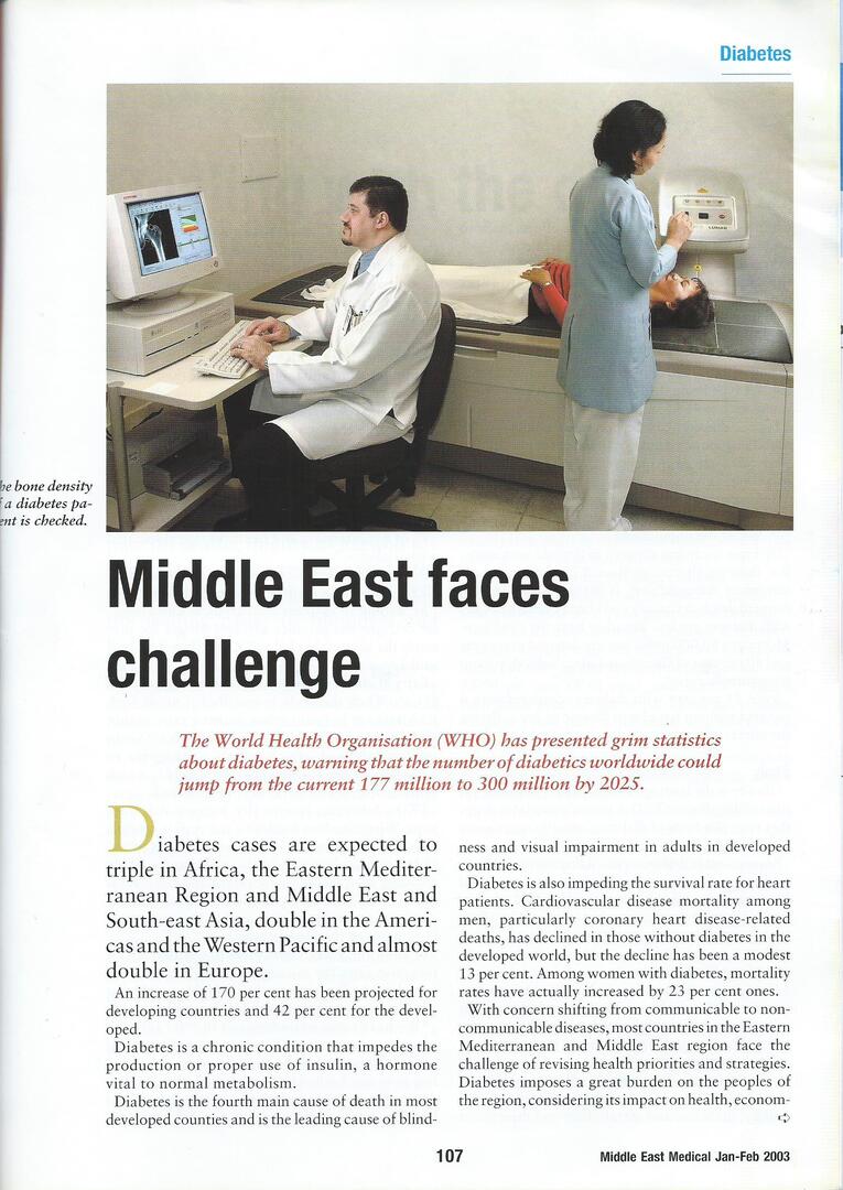 Middle East Faces Challenge with Rising Diabetes Cases