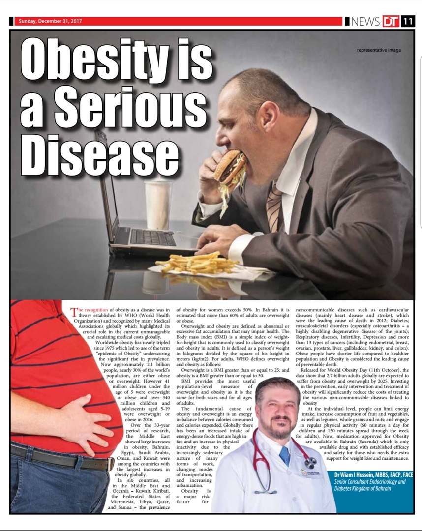 Obesity is a Serious Disease