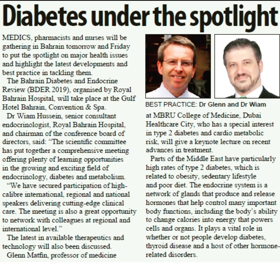 Diabetes Under the Spotlight