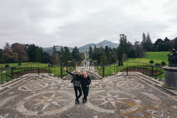 Travel to Powerscourt in Ireland