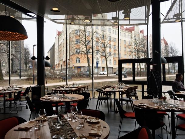 Helsinki's floating restaurant