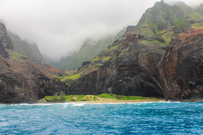 Napali Coast Beach By Boat