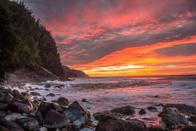Kauai sunset (c) by Anne Lowrey