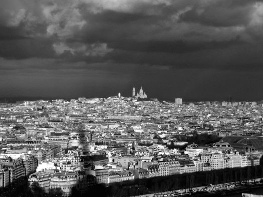 View of Montmatre from the Eiffel Tower