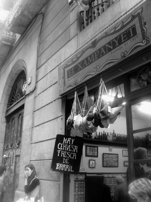 El Xampanyet - Barcelona in Black and White