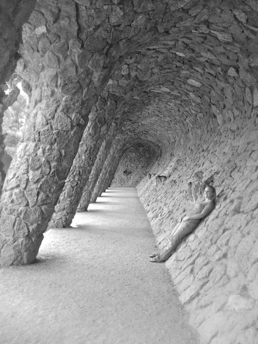 Parc Guell - Barcelona in Black and White