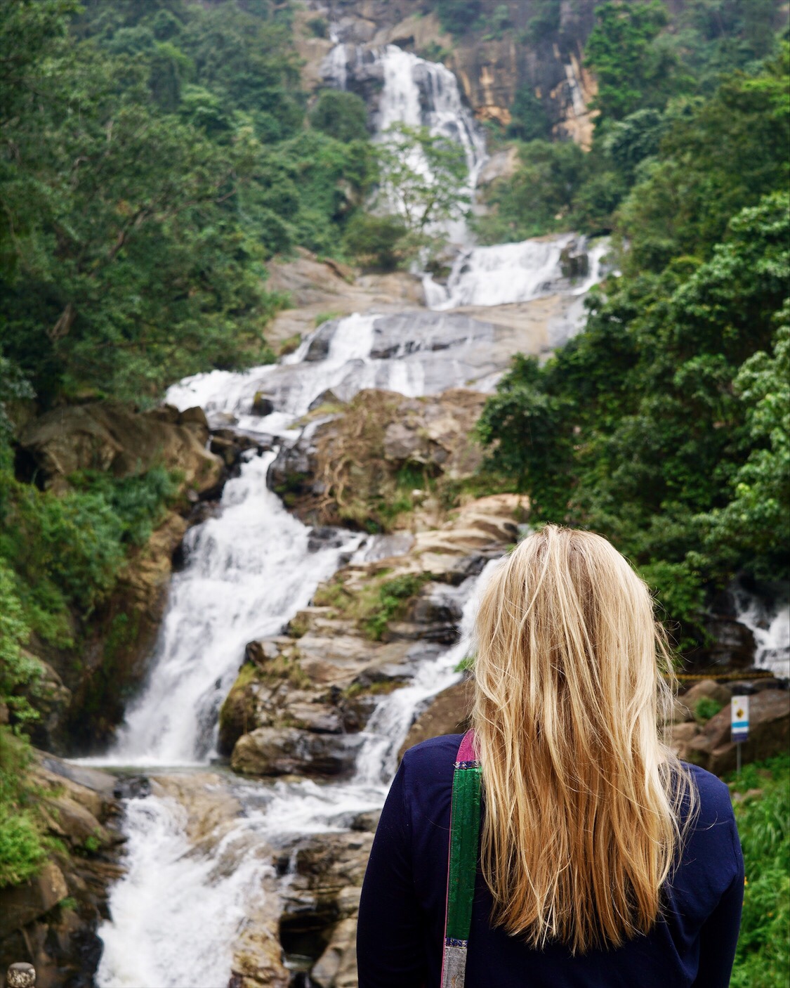 waterfall in ella, sri lanka