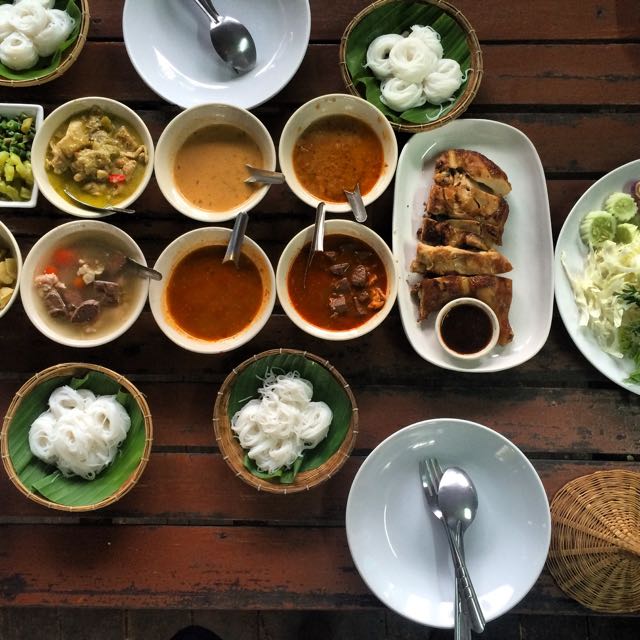 Northern Thai feast