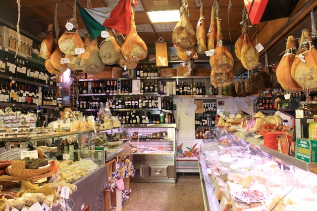 Inside Volpetti deli, Rome