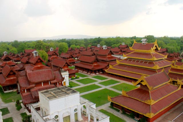 royal palace of mandalay, burma