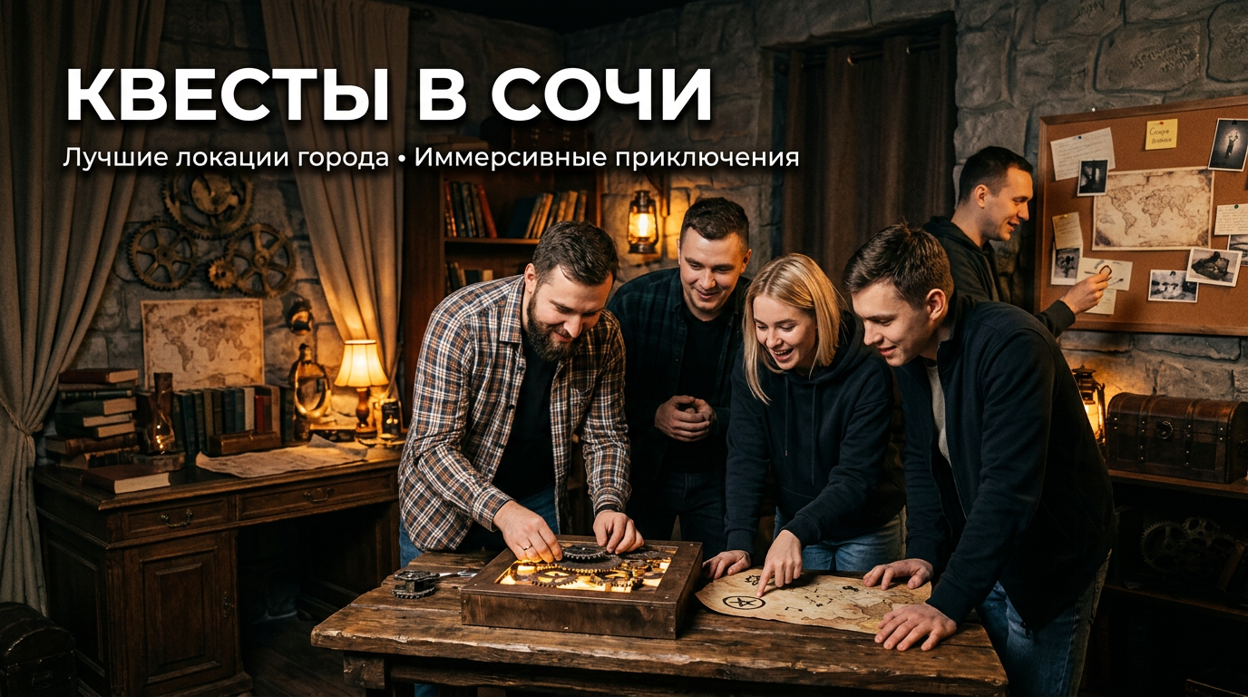Квесты в Сочи: лучшие escape-room и квест-румы города