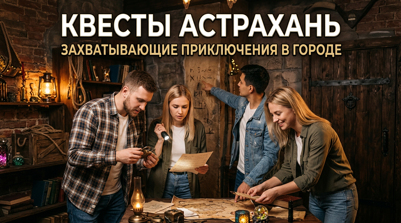 Квесты в Астрахань: лучшие escape-room и квест-румы города
