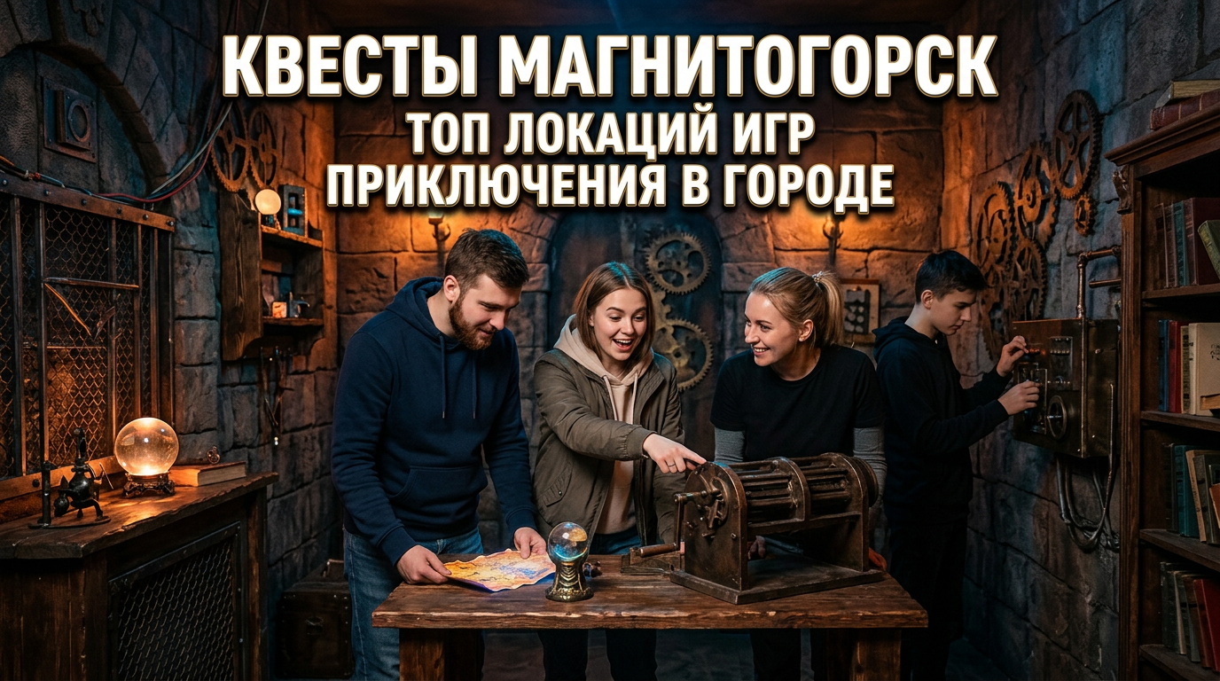 Квесты в Магнитогорск: лучшие escape-room и квест-румы города