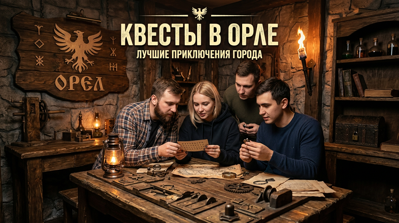 Квесты в Орёл: лучшие escape-room и квест-румы города