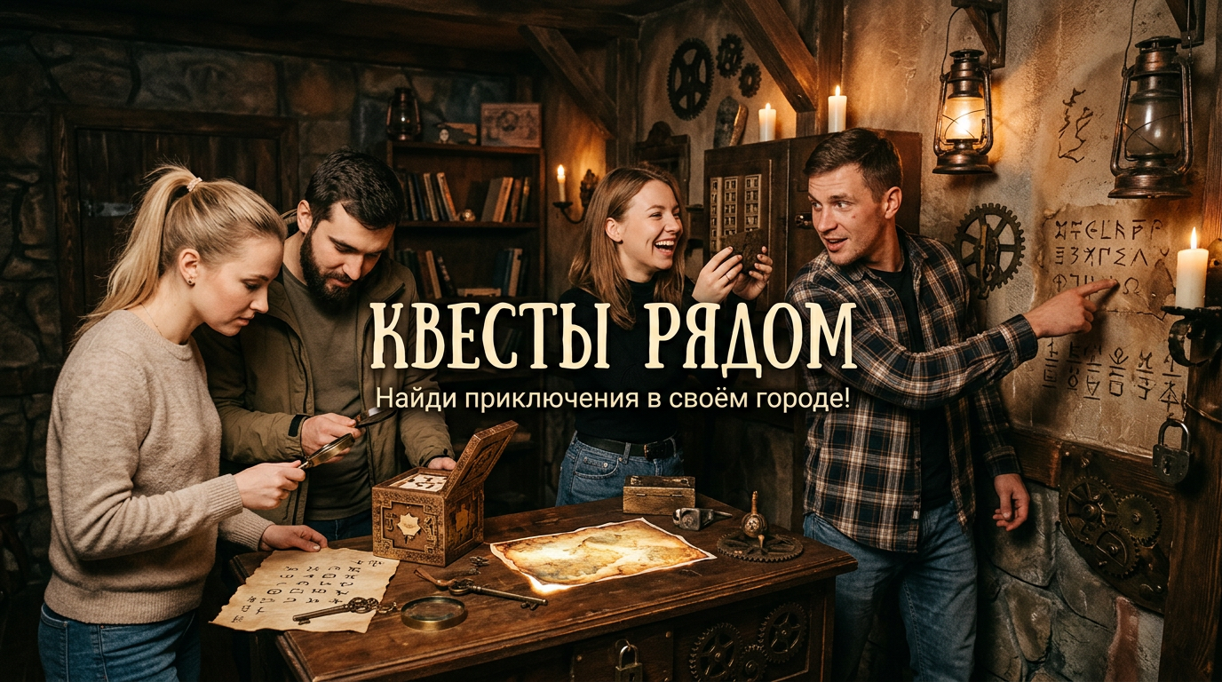 Квесты рядом со мной: как быстро найти игру поблизости