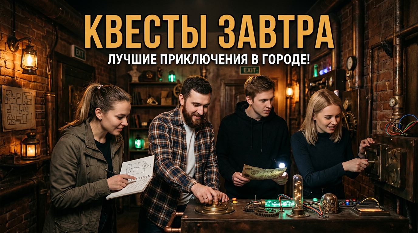 Квесты завтра: подборка свободных escape-room