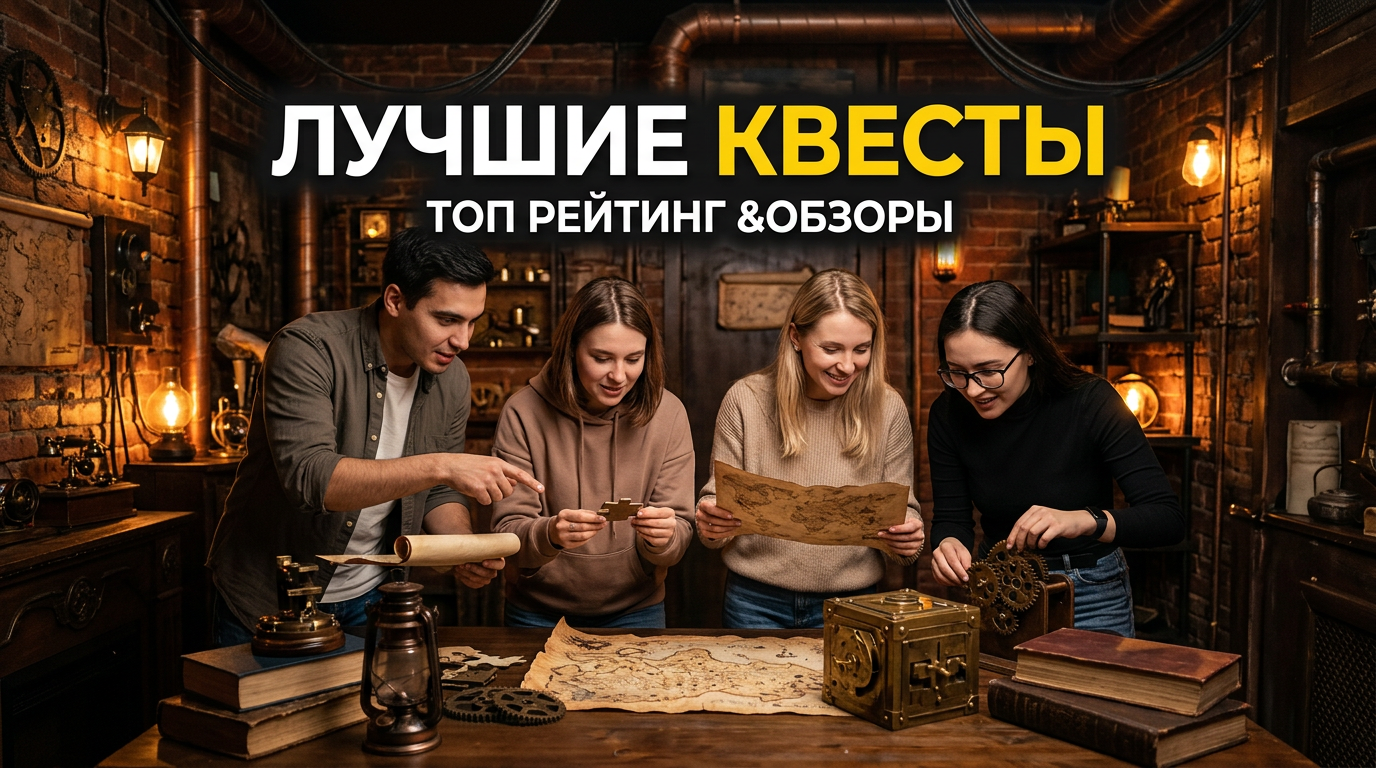 Лучшие квесты: рейтинг escape-room для компании