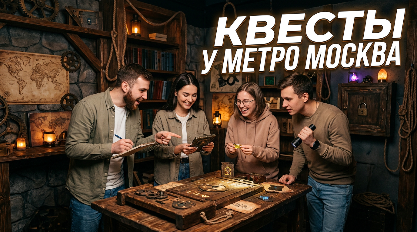 Квесты в Москве рядом с метро: удобные escape-room