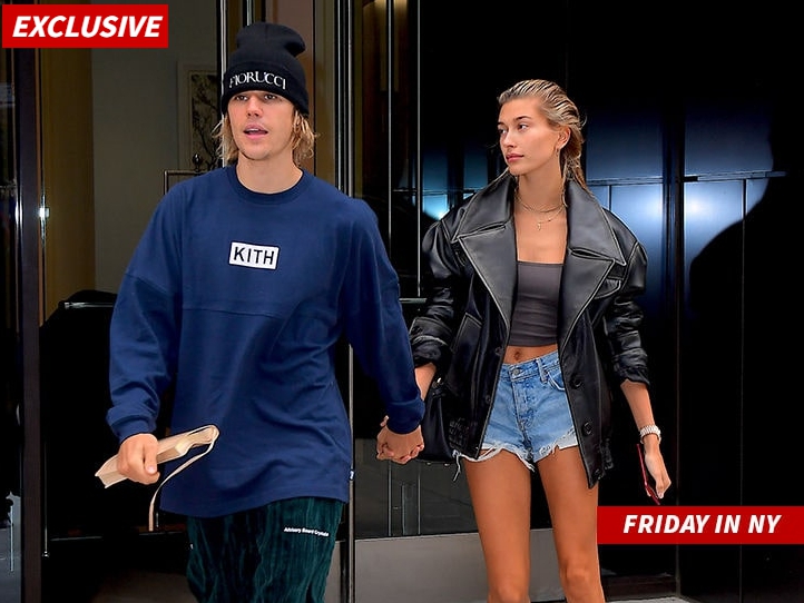 Hailey Bieber и Джастин после бракосочетания