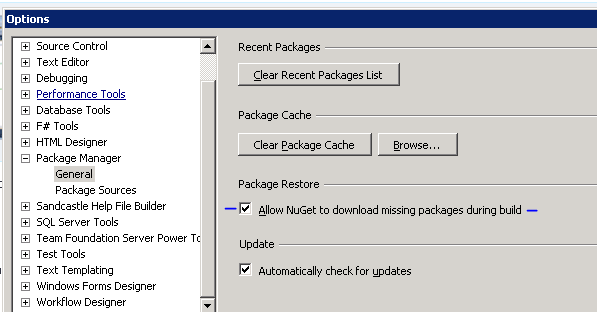 NuGet Package Restore