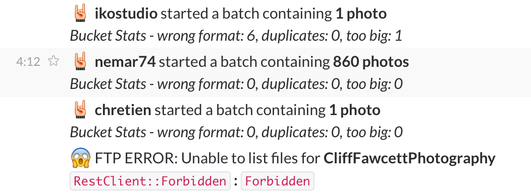 Slack Messages
