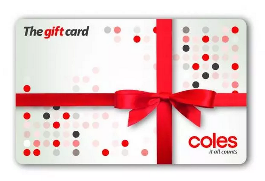 活动奖品 价值$20  coles gift card