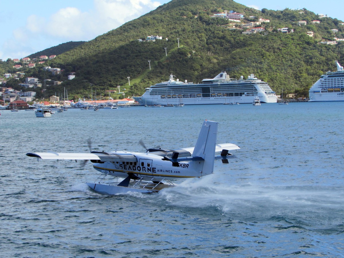 Seaplane takeoff