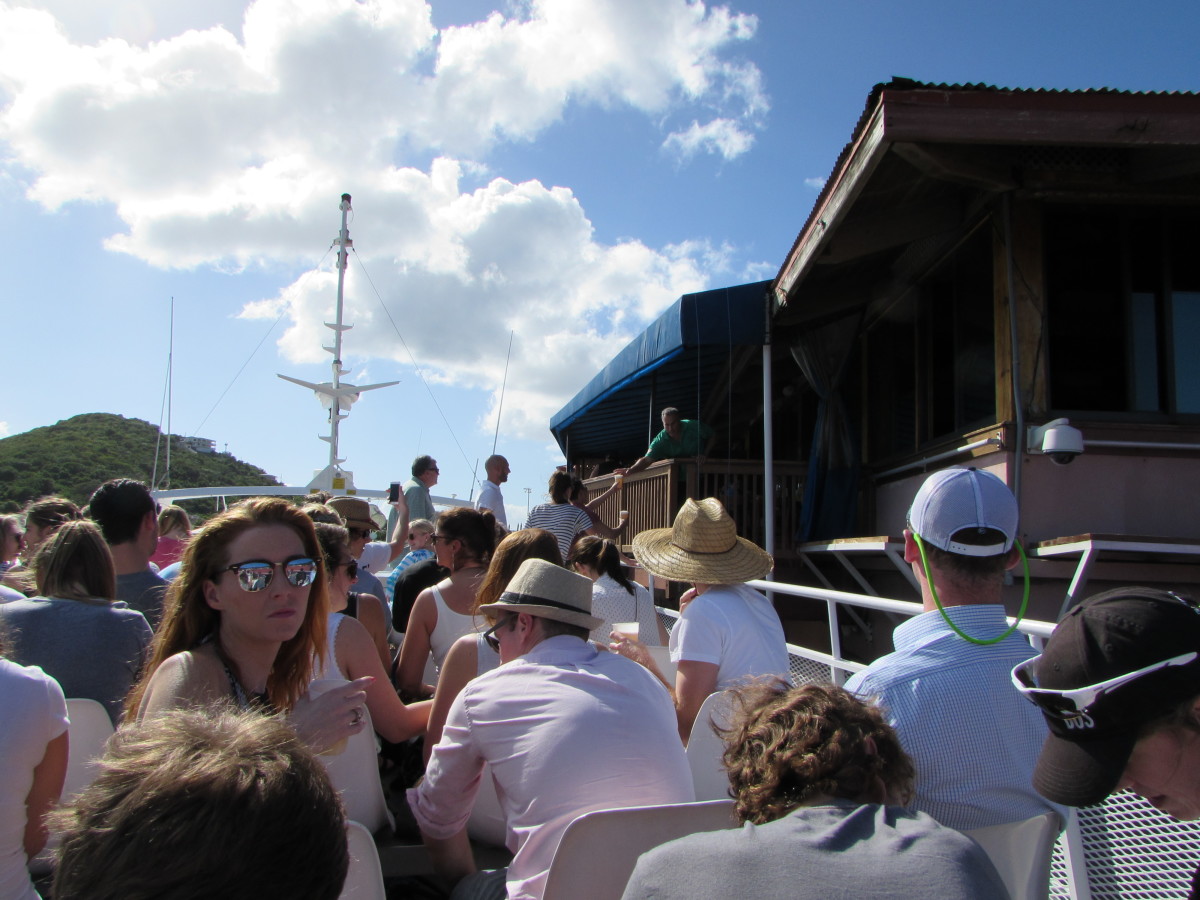 The ferry beer line