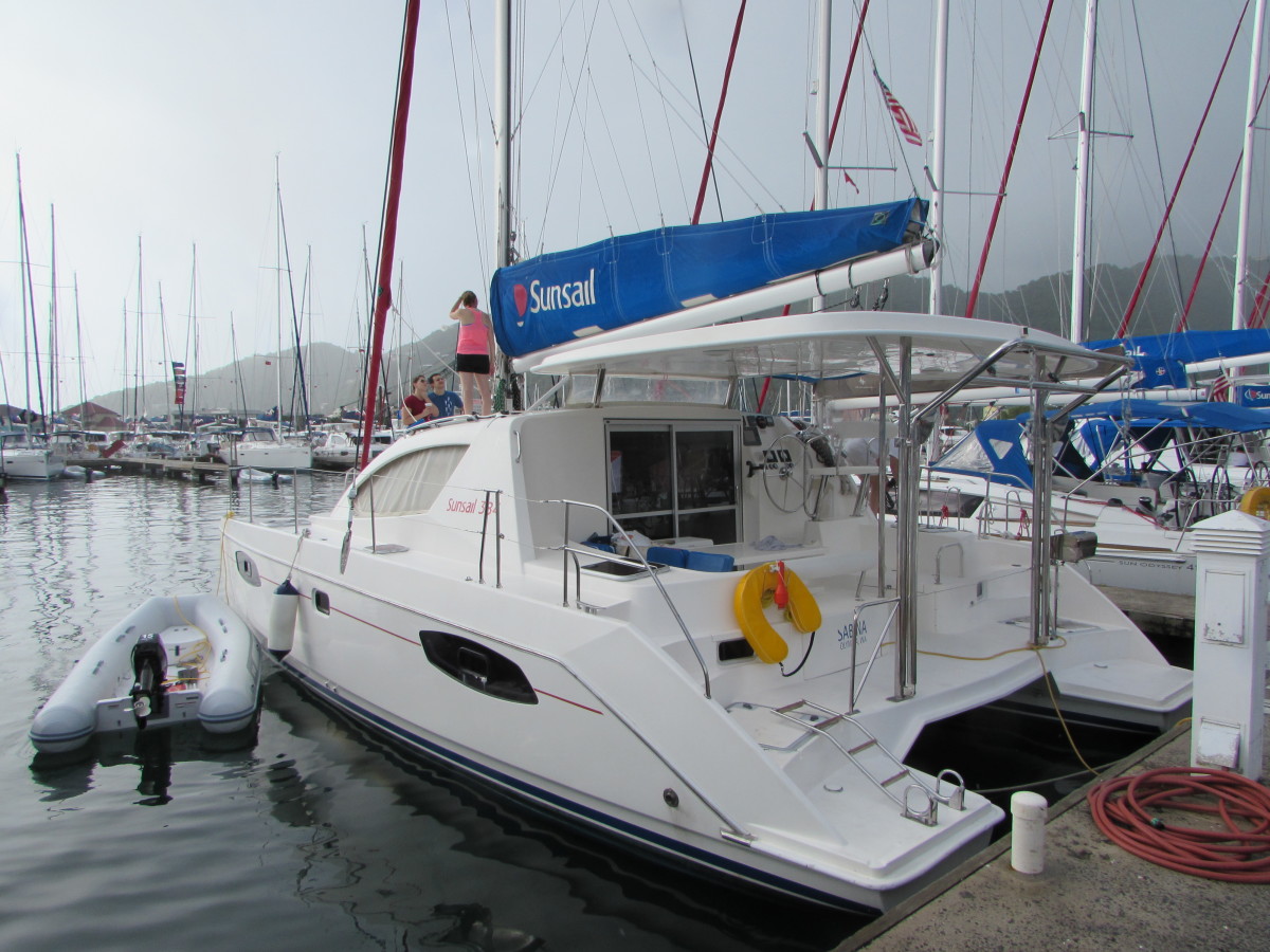 The boat, and learning about the main sail