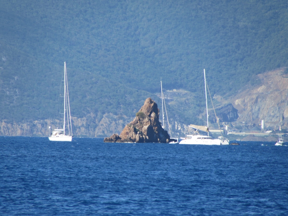 One of The Indians where we snorkeled on the way out